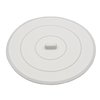 Danco Sink Stopper, Flat Suction, Rubber, White, For Universal Bathroom and Kitchen Sink 89042